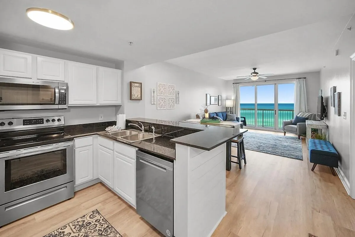 Calypso 1706 East Direct Gulf Front 3Br 2 Kings 2Ba Apartment Panama City Beach