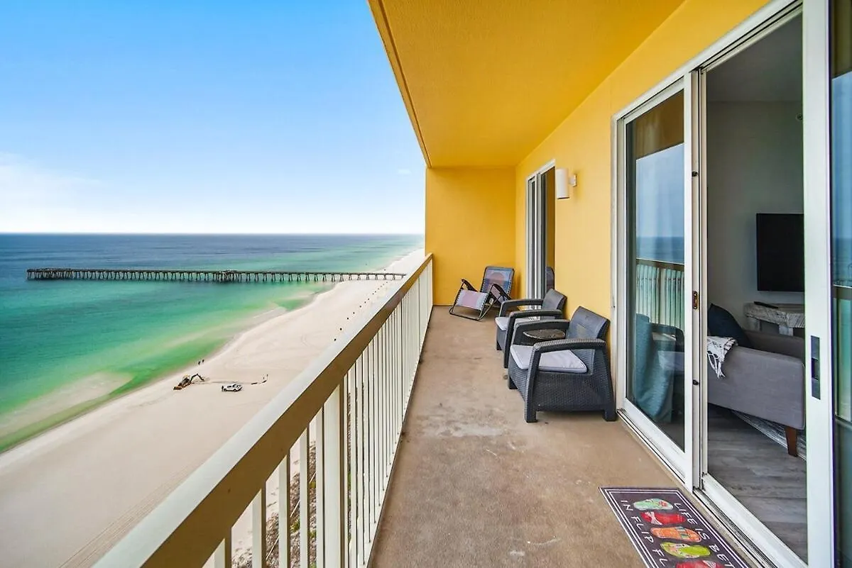 Calypso 1706 East Direct Gulf Front 3Br 2 Kings 2Ba Daire Panama City Beach